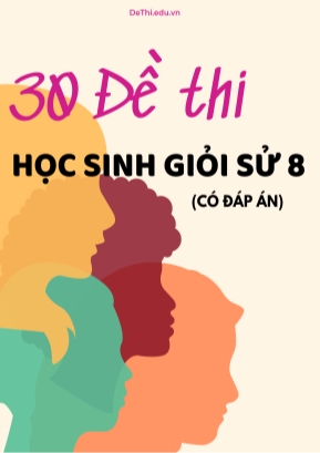 Bộ 30 Đề thi học sinh giỏi Sử 8 (Có đáp án)